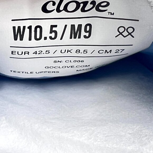 Clove Classic Core Grey Matter Gray White Blue CL006 Comfort Work Sneakers Shoes - Picture 12 of 13